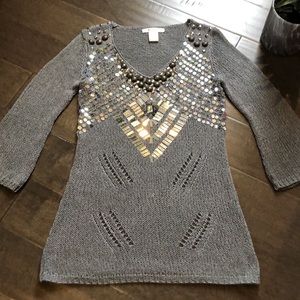 Crochet Tunic Sweater